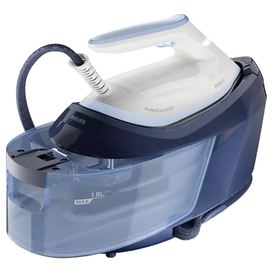 Fier de călcat cu generator de abur Philips PSG6026/20, 2400W, Albastru, 7 image