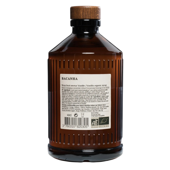 Sirop Bacanha Brut Vanille, 400 ml, 2 image