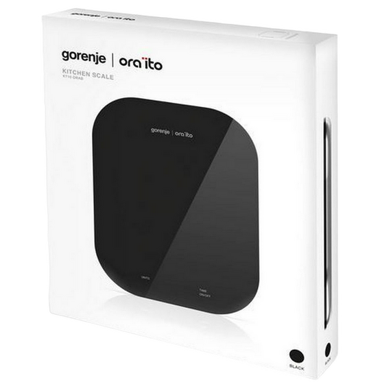 Cântar electronic de bucătărie Gorenje Ora ito KT10 ORAB, Negru, 7 image