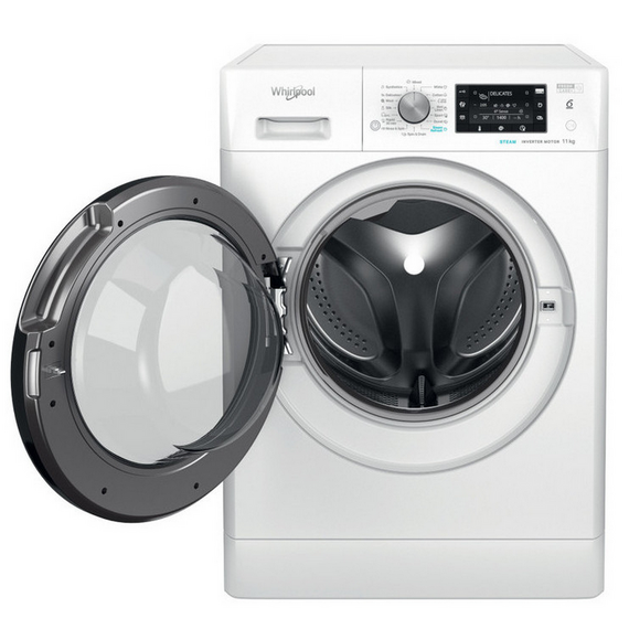 Mașină de spălat Whirlpool FFD 11489 BV EE, 11kg, Alb, 3 image