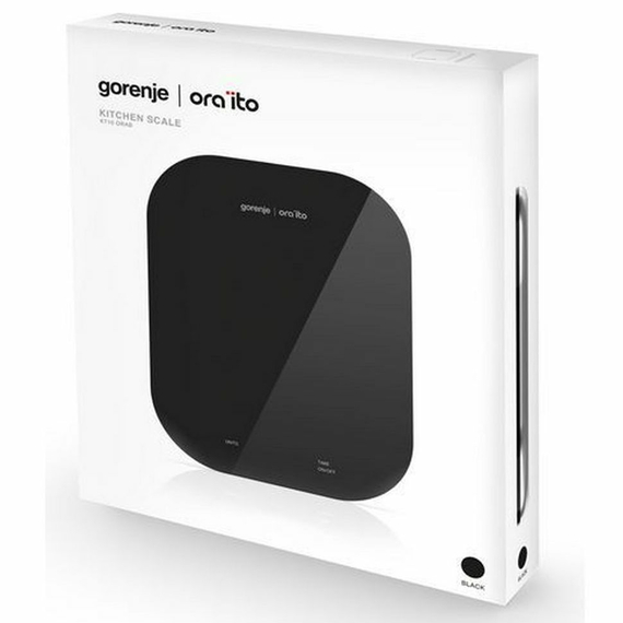 Cântar electronic de bucătărie Gorenje Ora ito KT10 ORAB, Negru, 3 image