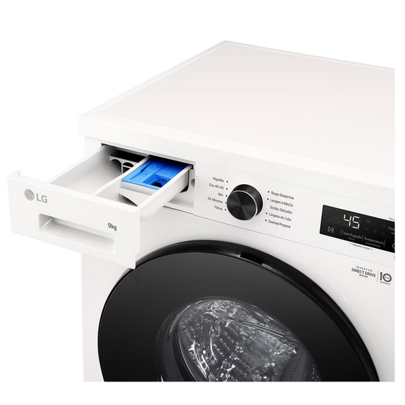 Mașină de spălat LG F4X1009NWB, 9kg, Alb, 8 image
