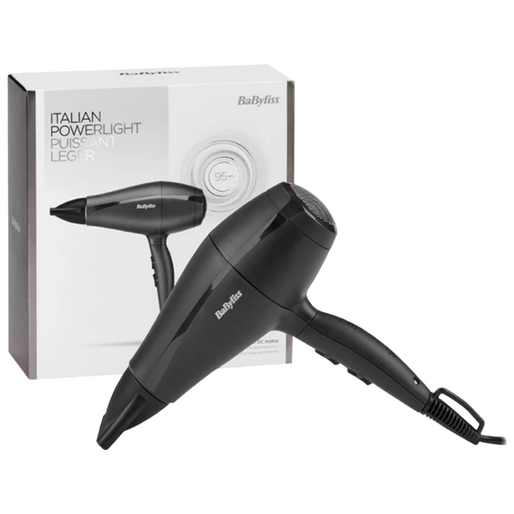 Uscător de păr compact BaByliss 5910E, 2000W, Negru, 2 image