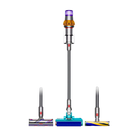 Aspirator Vertical Dyson V15s Detect Submarine, Galben | Nichel, 2 image