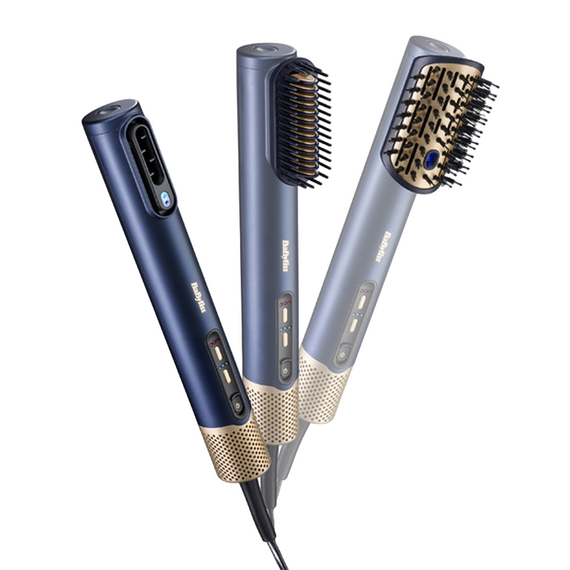 Uscător de păr-perie BaByliss AS6550CE, 1600W, Albastru, 3 image