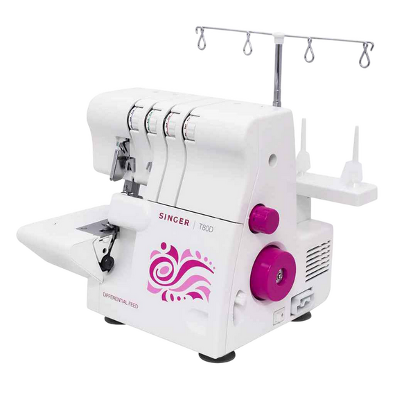 Overlock Singer T80D, Alb, 3 image