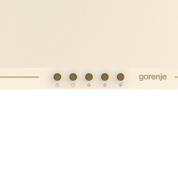 Hota Cupol Gorenje WHC 63 CLI, Bej, 3 image