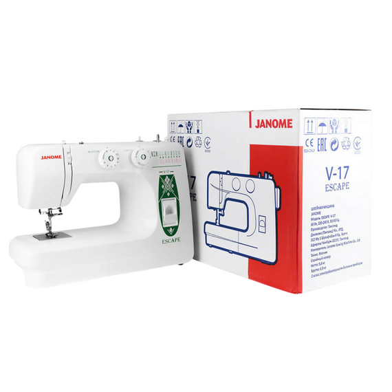 Mașină de cusut JANOME Escape V-17, Alb, 2 image
