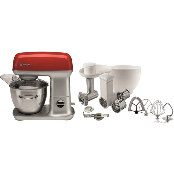 Robot de bucătărie Gorenje MMC1000RLR, Roșu, 5 image