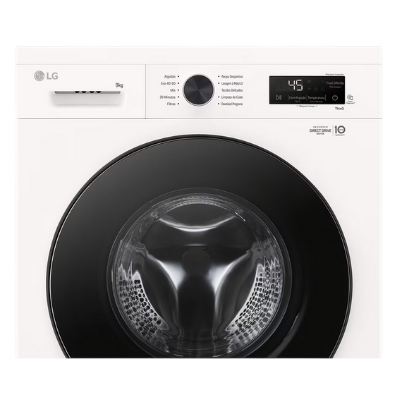 Mașină de spălat LG F4X1009NWB, 9kg, Alb, 4 image