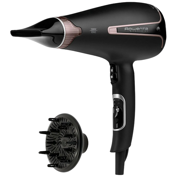 Uscător de păr Rowenta Silence CV7920F0, 2300 W, Negru