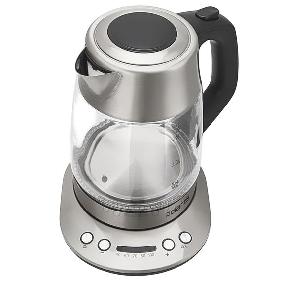 Fierbător electric Polaris PWK1775CGLD, Argintiu, 2 image