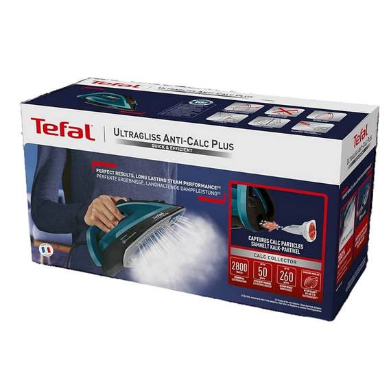 Fier de călcat Tefal FV6832E0, 2800W, Albastru, 2 image