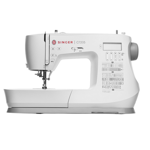 Mașină de cusut Singer C7205, Alb