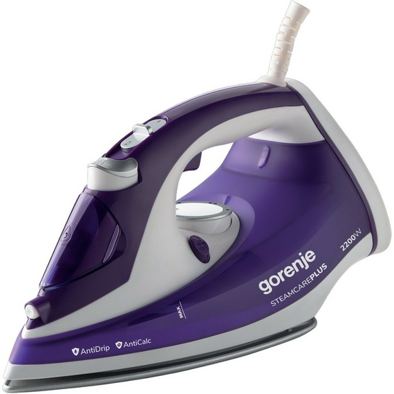 Fier de călcat Gorenje SIH2200BBC, 2200W, Violet, 6 image