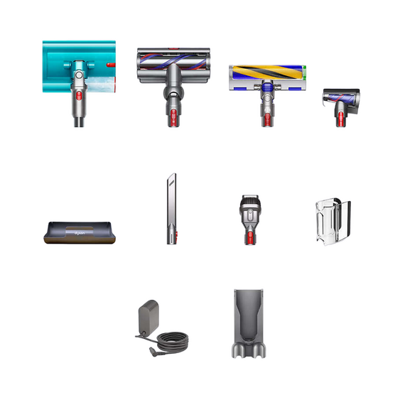 Aspirator Vertical Dyson V15s Detect Submarine, Galben | Nichel, 3 image