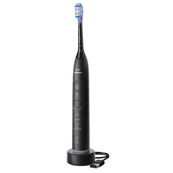 Periuța de dinți electrică sonică Philips HX7429/02, Alb | Negru, 3 image