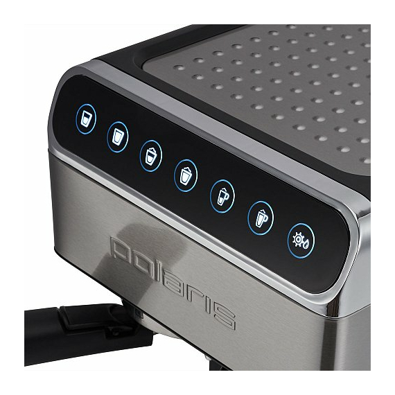 Cafetiera manuala Polaris PCM 1535E Adore Cappuccino, 1400W, Argintiu, 7 image