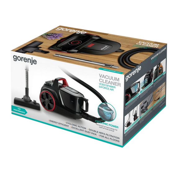 Aspirator Gorenje VCE01SFABKR, Negru, 8 image