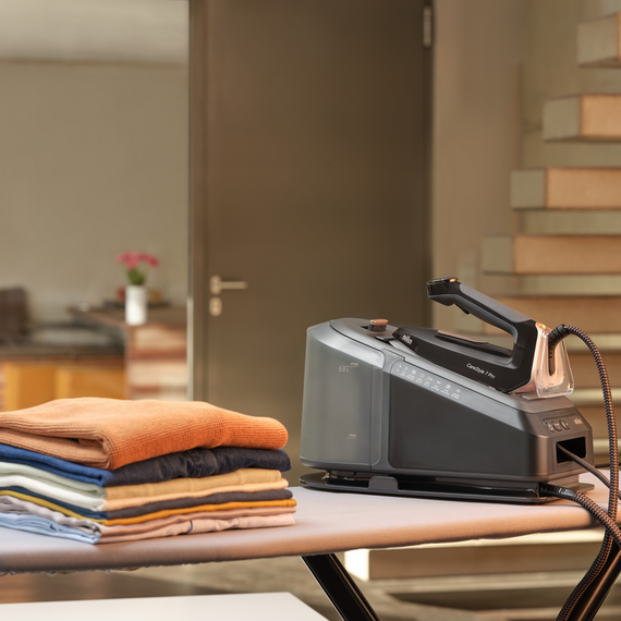 Fier de călcat cu generator de abur Braun IS 7286BK SS, 2700W,, 2 image