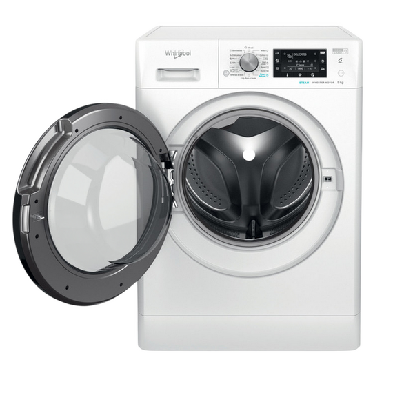 Mașină de spălat Whirlpool FFD 9489 BV EE, 9kg, Alb, 2 image