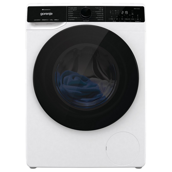Mașină de spălat Gorenje WPNA84A2TSWIFI, 8kg, Alb