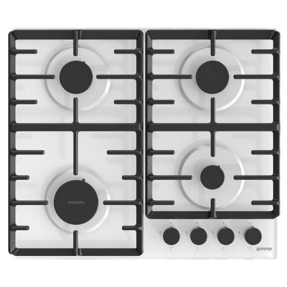 Plită pe gaz Gorenje GT 642 SYW, Alb