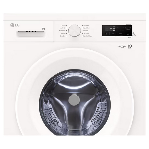 Mașină de spălat LG F4X1008NWH, 8kg, Alb, 3 image