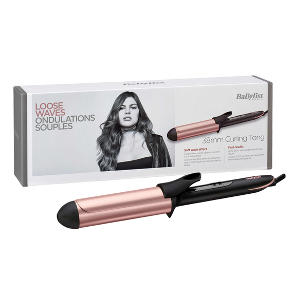 Ondulator de păr BaByliss Rose Quartz C453E, Negru | Roz, 3 image