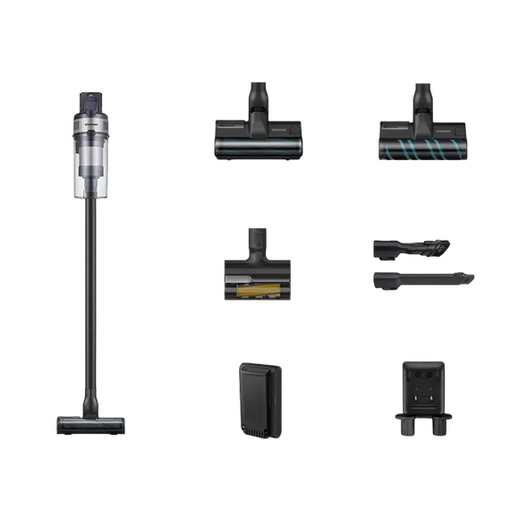 Aspirator Vertical Samsung Jet 75E Complete, Negru | Argintiu, 2 image