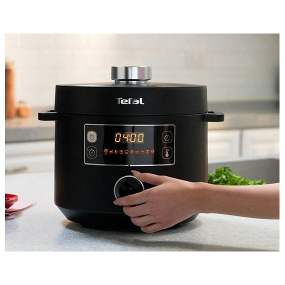 Aparat de gătit multifuncțional sub presiune Tefal CY754830, Negru, 8 image