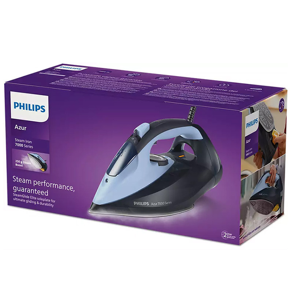 Fier de călcat PHILIPS DST7041/20, 2800W, Albastru, 4 image