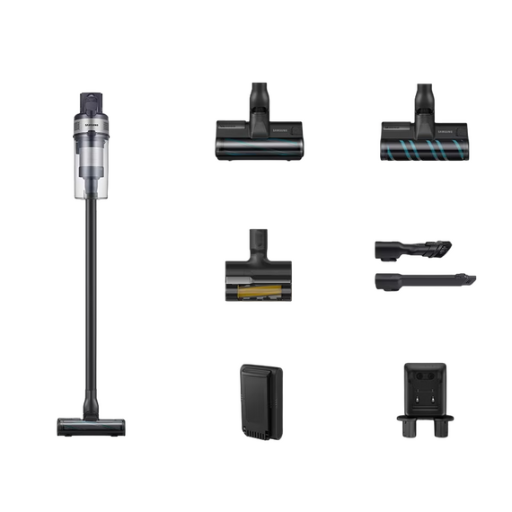 Aspirator Vertical Samsung Jet 75E Complete, Negru | Argintiu, 9 image