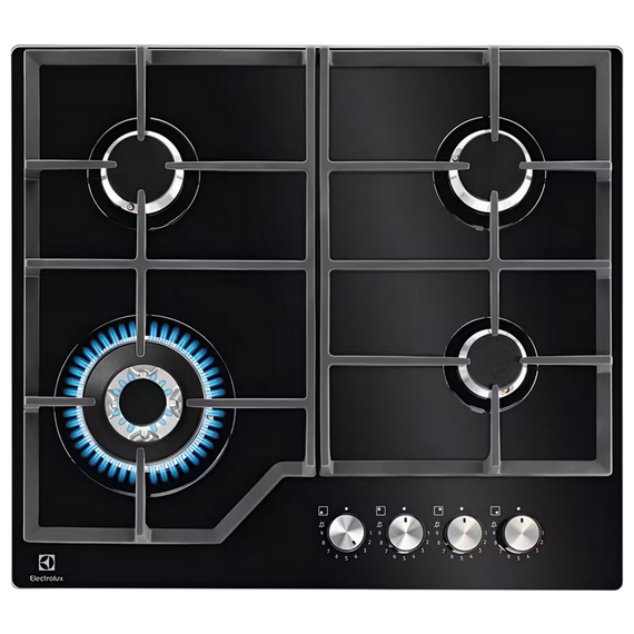 Plită pe gaz Electrolux KGG64362K, Negru