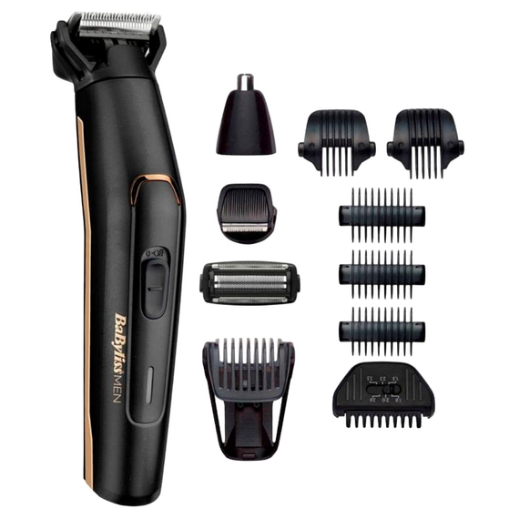 Trimmer pentru bărbați BaByliss 11-in-1 Carbon Titanium Multi Trimmer MT860E, Negru
