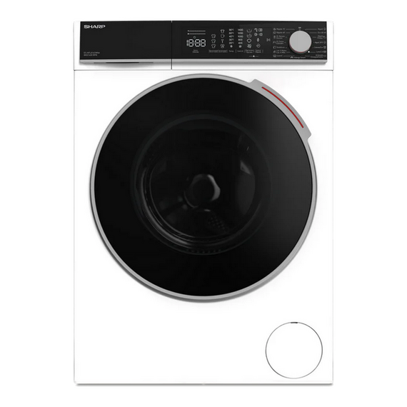 Mașină de spălat Sharp ES-NFL814CWNA-EE, 8kg, Alb
