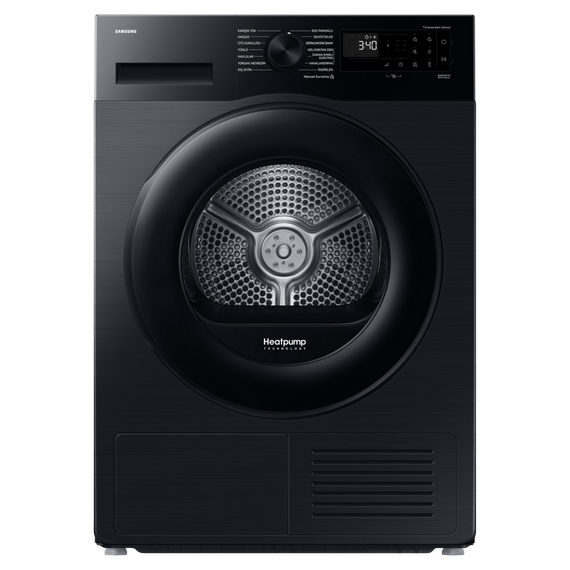Uscător de rufe Samsung DV90DG52A0ABLE, 9kg, Negru