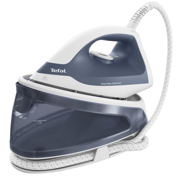 Fier de călcat cu generator de abur Tefal SV4110E0, 2200W, Albastru | Alb