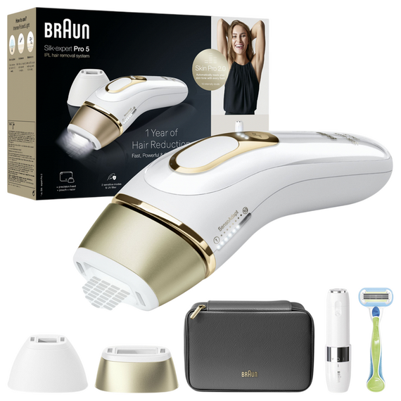 Fotoepilator Braun Silk-expert Pro 5 PL5146, Alb | Auriu, 3 image