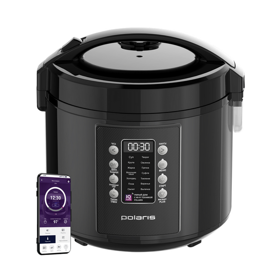 Aparat de gătit multifuncțional Polaris PMC0521, Negru