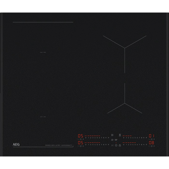Plită cu inducție AEG NII64B30AZ, Negru