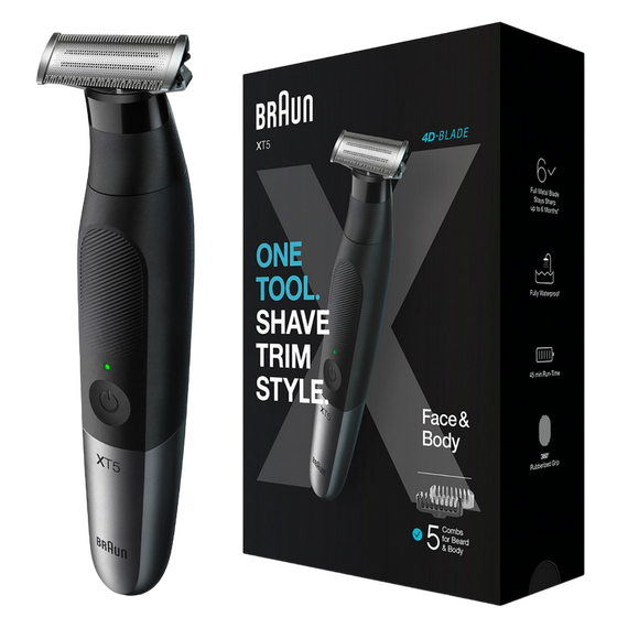 Trimmer pentru bărbați Braun Series X XT5100, Negru, 4 image