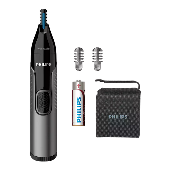 Trimmer pentru bărbați Philips Series 3000 NT3650/16, Negru | Gri