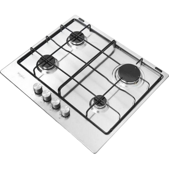 Plită pe gaz Whirlpool TKRL 650 IX, Oțel inoxidabil, 3 image