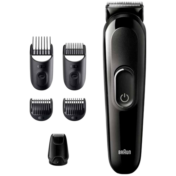 Trimmer pentru bărbați Braun MGK3410, Negru