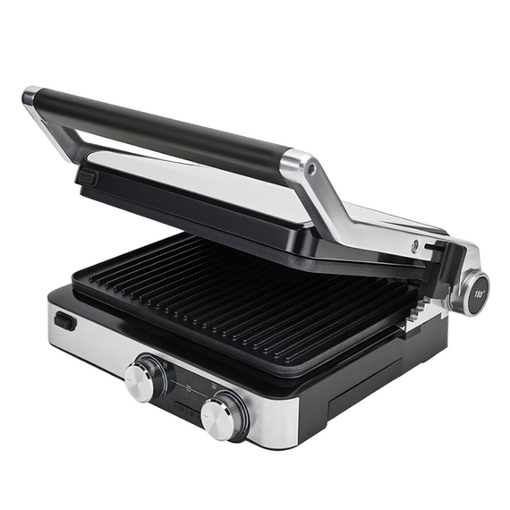 Grătar electric Polaris PGP2302D, 2000W, Argintiu, 5 image