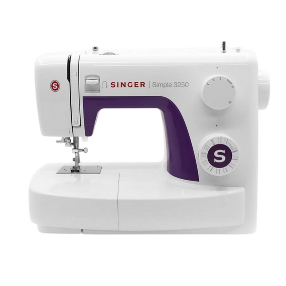 Mașină de cusut Singer 3250, Alb | Violet