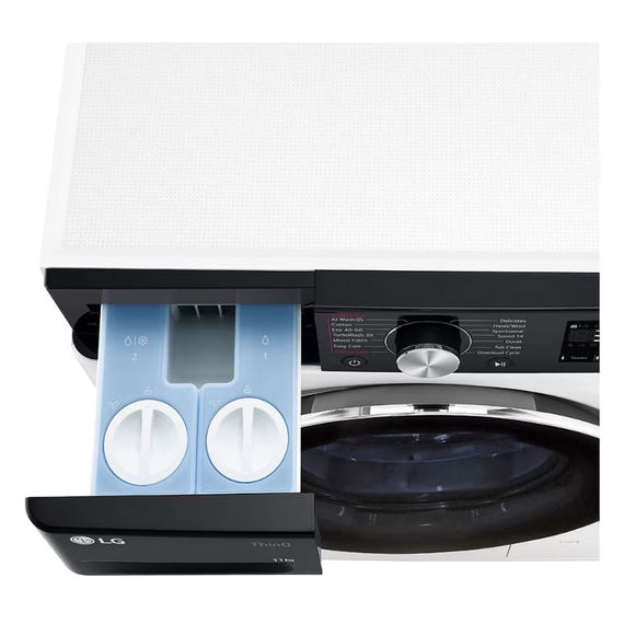 Mașină de spălat LG F4WR711S3HA, 11kg, Alb, 6 image