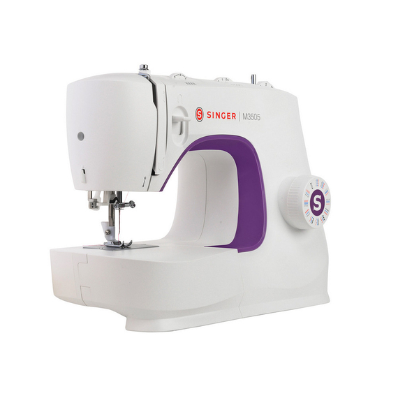 Mașină de cusut Singer M3505, Alb Violet, 2 image