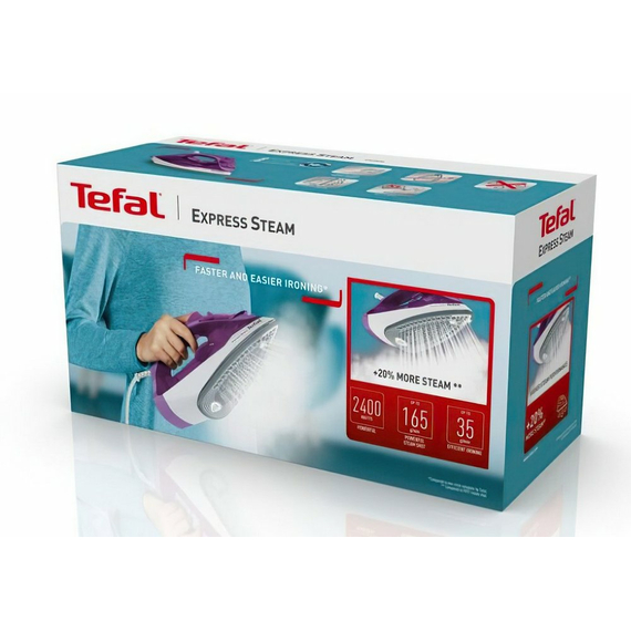 Fier de călcat Tefal FV2836E0, 2400W, Violet, 3 image